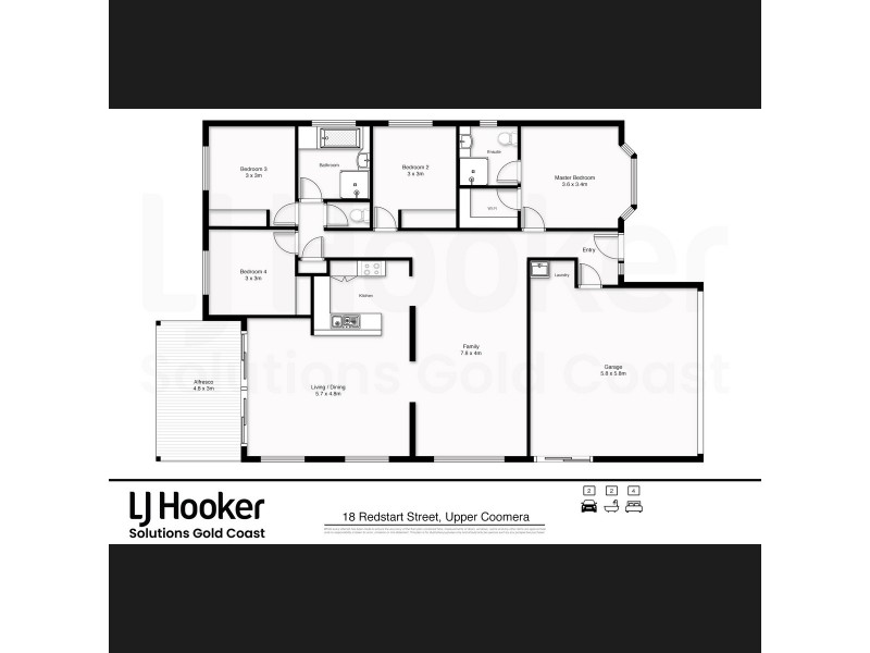 18 Redstart Street, Upper Coomera QLD 4209 Floorplan