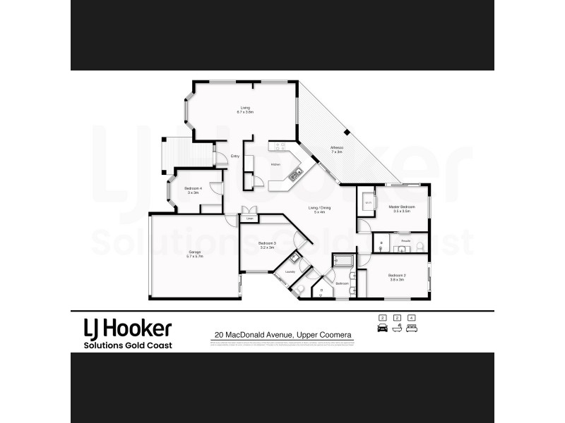 20 MacDonald Avenue, Upper Coomera QLD 4209 Floorplan