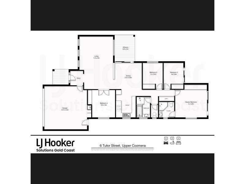 6 Tutor Street, Upper Coomera QLD 4209 Floorplan