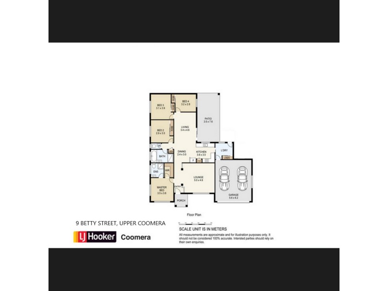9 Betty Street, Upper Coomera QLD 4209 Floorplan