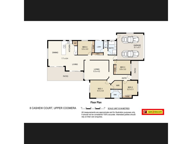 8 Cashew Court, Upper Coomera QLD 4209 Floorplan