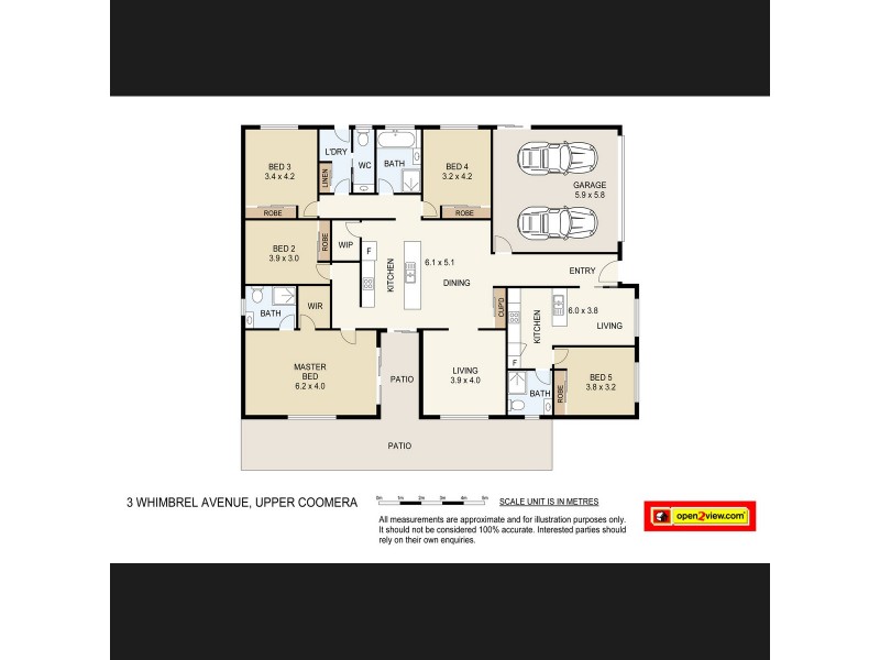 3 Whimbrel Avenue, Upper Coomera QLD 4209 Floorplan