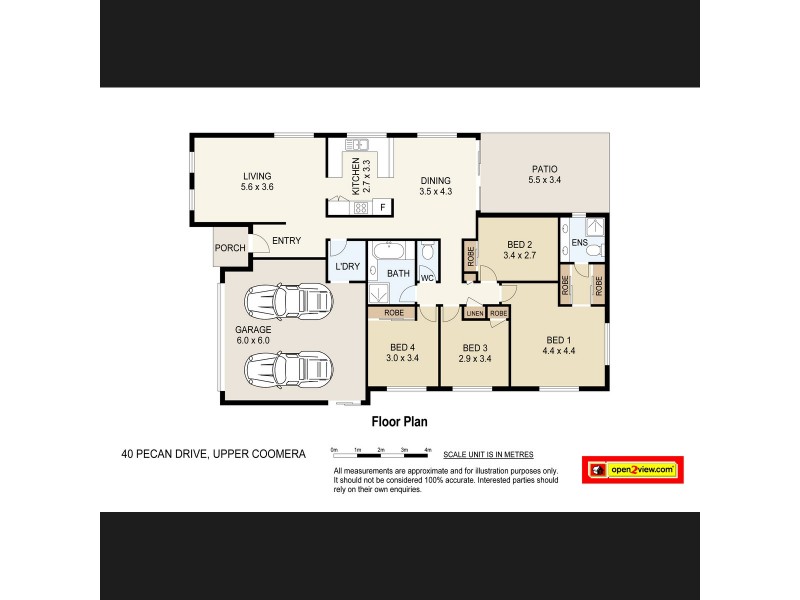 40 Pecan Drive, Upper Coomera QLD 4209 Floorplan