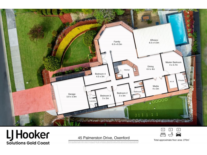 45 Palmerston Drive, Oxenford QLD 4210