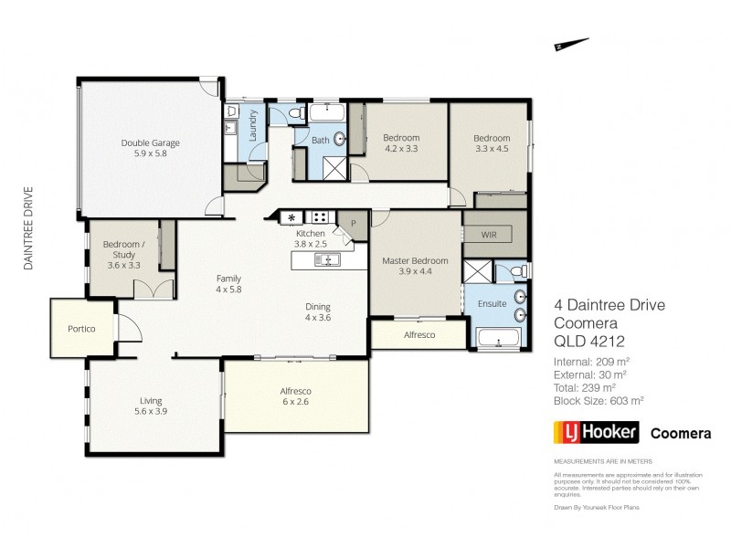 4 Daintree Drive, Coomera QLD 4209 Floorplan