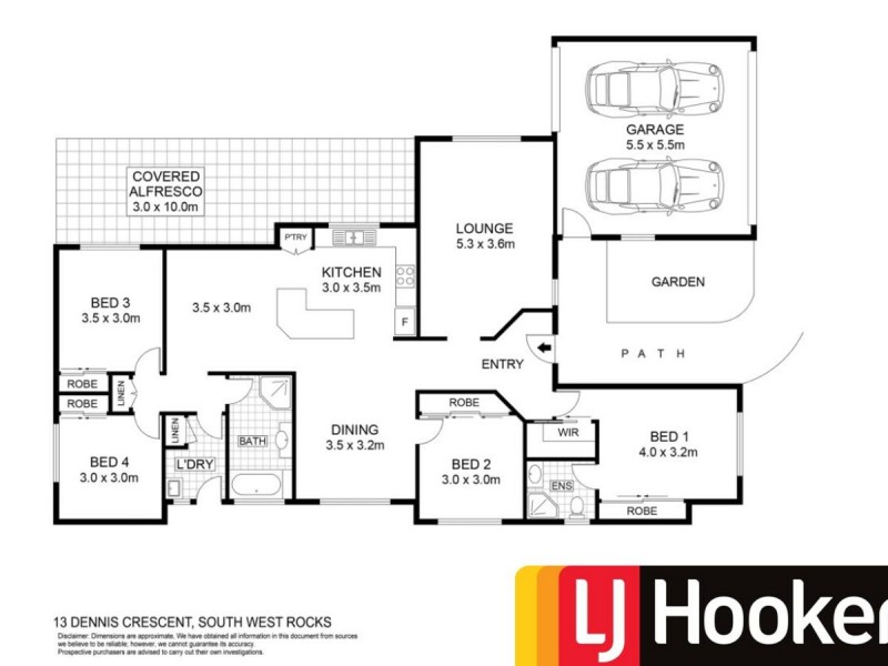 13 Dennis Crescent, South West Rocks NSW 2431