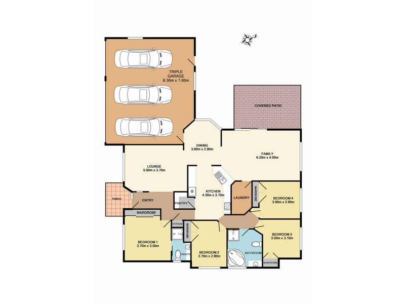 6 Beryl Avenue, Mount Colah NSW 2079 Floorplan