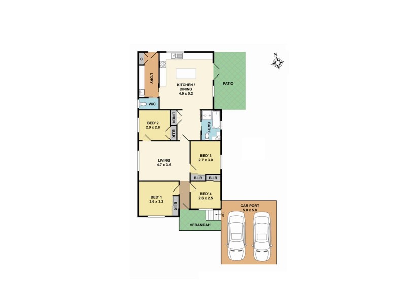 1/22 Rupert Street, Mount Colah NSW 2079 Floorplan