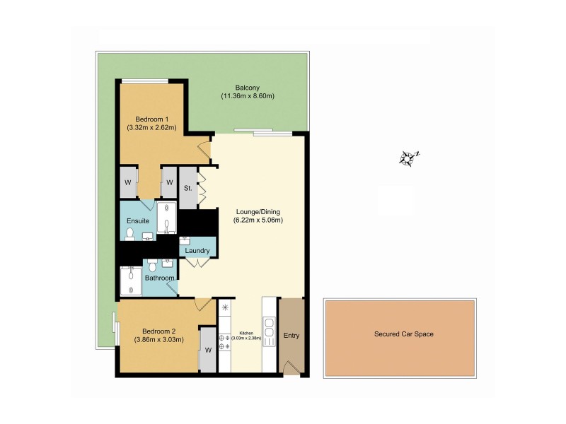 425/20-30 Orara Street, Waitara NSW 2077 Floorplan