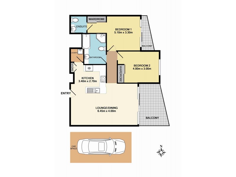 77/15-23 Orara Street, Waitara NSW 2077 Floorplan