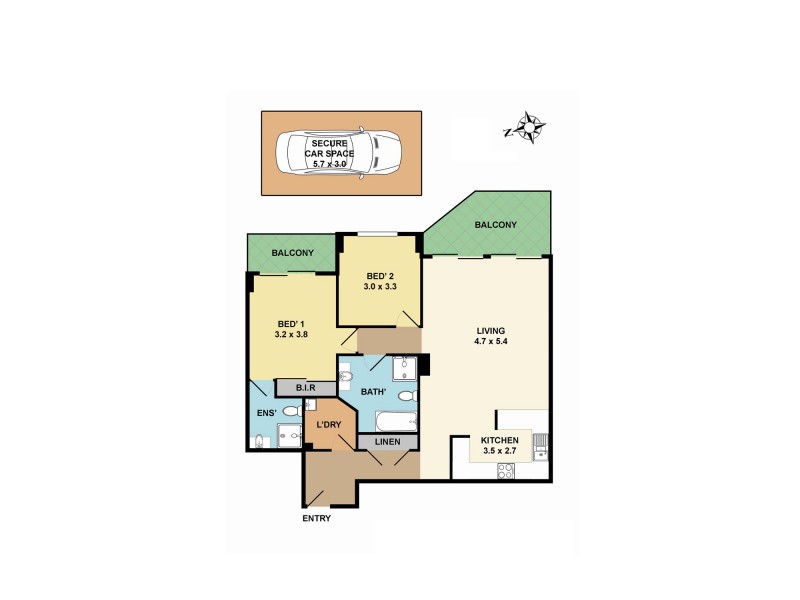 22/47 Waitara Avenue, Waitara NSW 2077 Floorplan