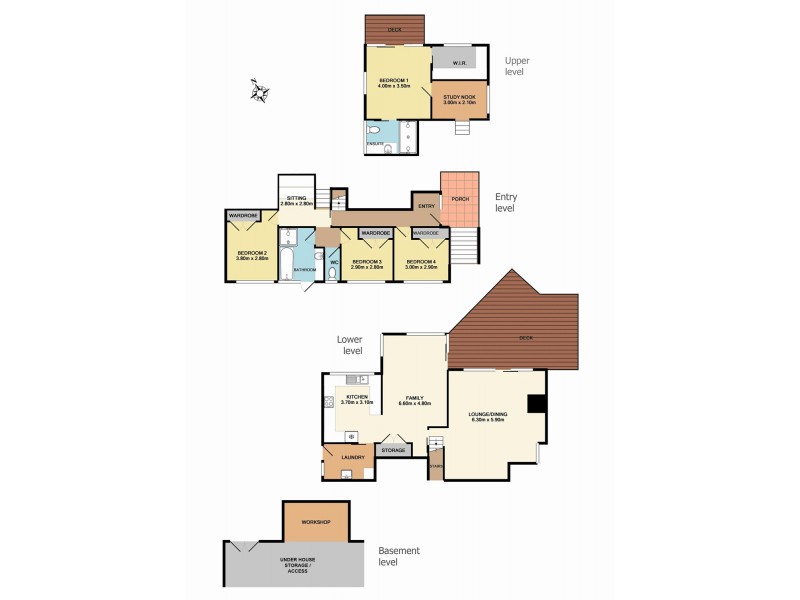 42 Currawong Road, Berowra Heights NSW 2082 Floorplan