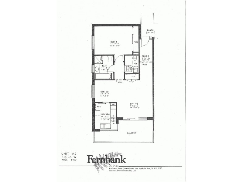 147/42 Roma Road, St Ives NSW 2075 Floorplan