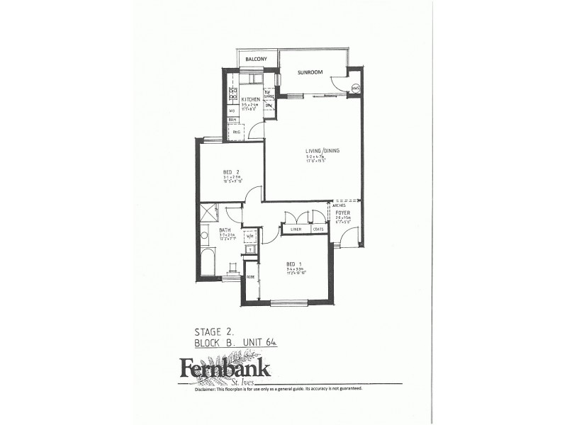 64/2 – 8 Kitchener Street, St Ives NSW 2075 Floorplan