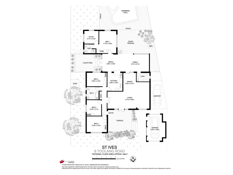8 Toolang Road, St Ives NSW 2075 Floorplan