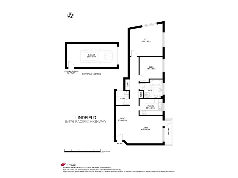 5/476 Pacific Highway, Lindfield NSW 2070 Floorplan
