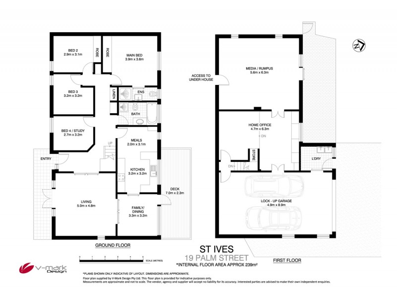 19 Palm Street, St Ives NSW 2075 Floorplan
