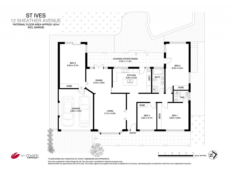 12 Sheather Avenue, St Ives NSW 2075 Floorplan