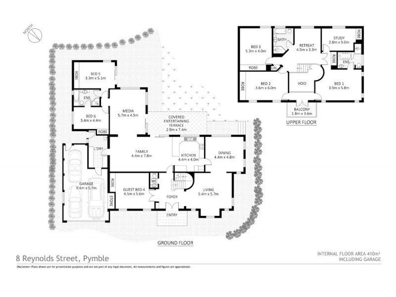 8 Reynolds Street, Pymble NSW 2073 Floorplan