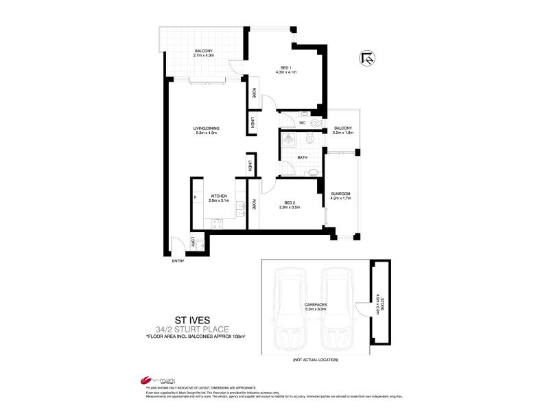 34/2 Sturt Place, St Ives NSW 2075 Floorplan