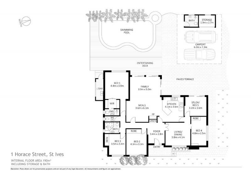1 Horace Street, St Ives NSW 2075 Floorplan