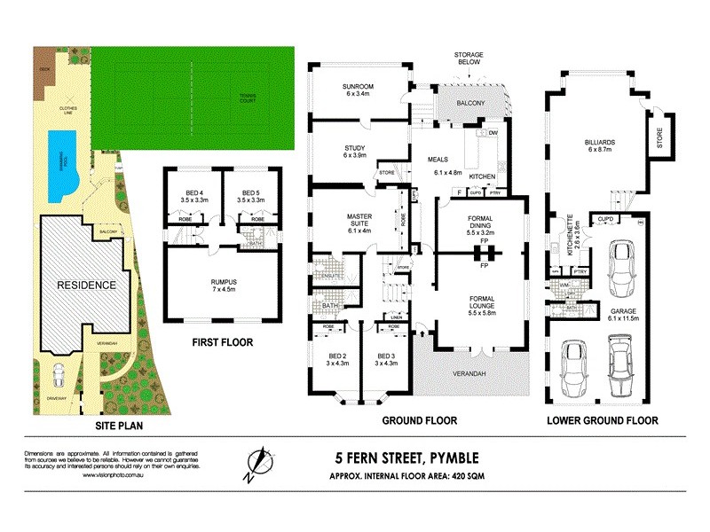 5 Fern Street, Pymble NSW 2073 Floorplan