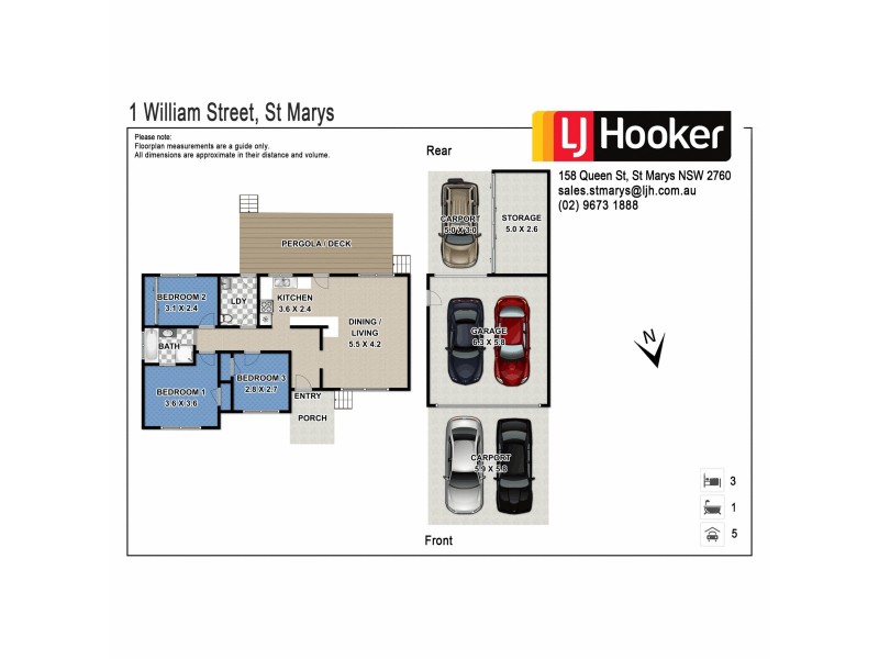 1 William Street, St Marys NSW 2760 Floorplan