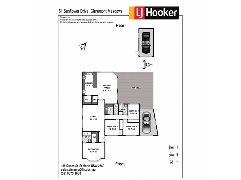 51 Sunflower Drive, Claremont Meadows NSW 2747 Floorplan