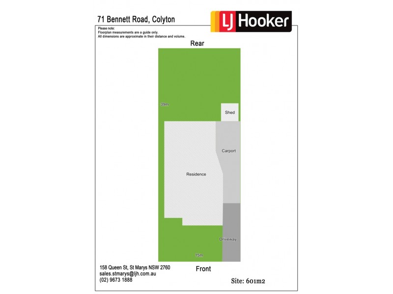 71 Bennett Road, Colyton NSW 2760 Floorplan