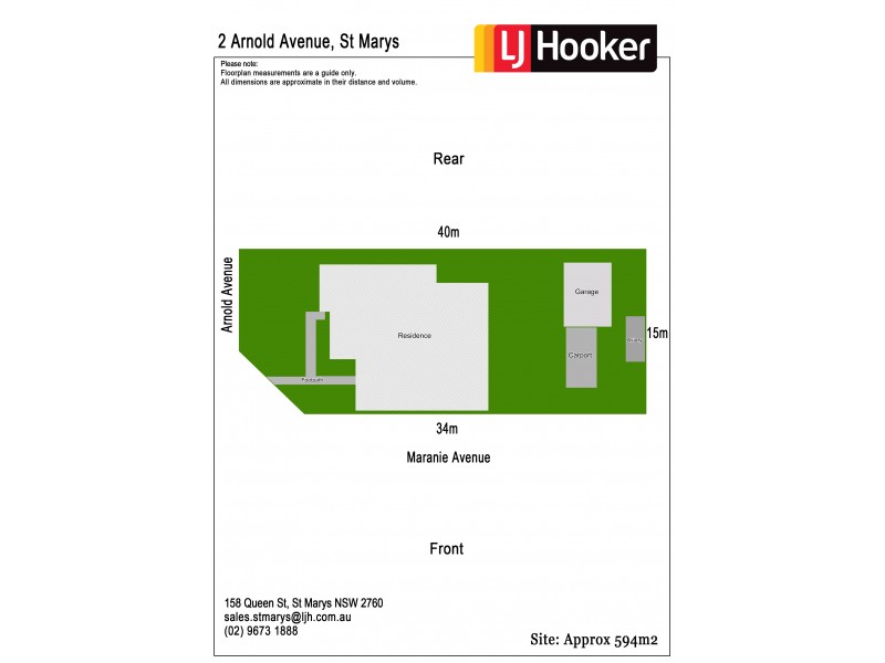 2 Arnold Avenue, St Marys NSW 2760 Floorplan