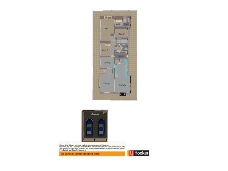 38 Janelle Street, Bellbird Park QLD 4300 Floorplan