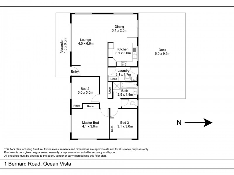 1 Bernard Road, Ocean Vista TAS 7320