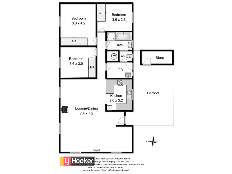 5 Banksia Place, Rosebery TAS 7470 Floorplan