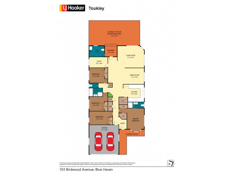 Blue Haven NSW 2262 Floorplan