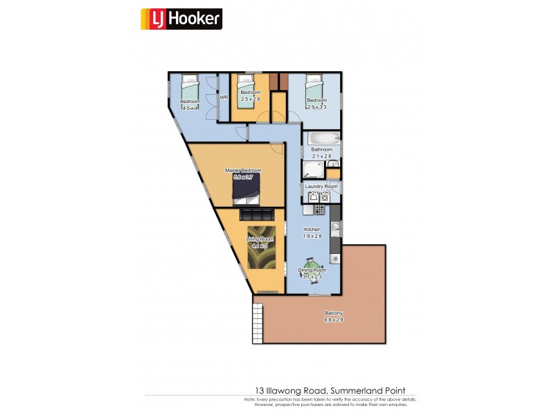 13 Illawong Road, Summerland Point NSW 2259 Floorplan