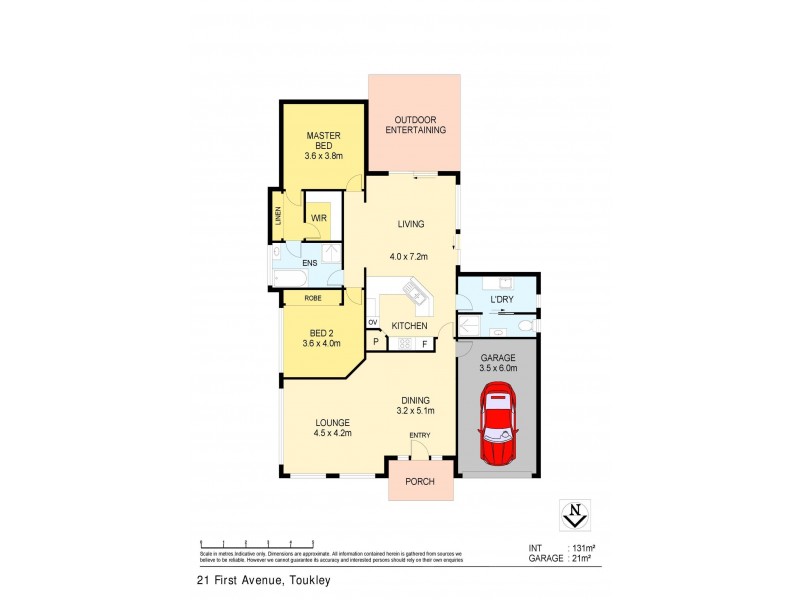 21 First Avenue, Toukley NSW 2263 Floorplan