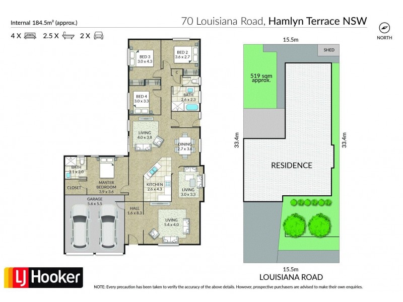 Hamlyn Terrace NSW 2259 Floorplan