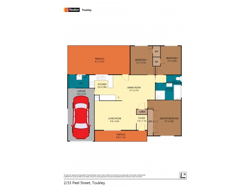 2/33 Peel Street, Toukley NSW 2263 Floorplan