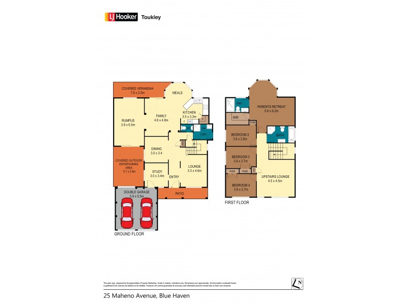 25 Maheno Avenue, Blue Haven NSW 2262 Floorplan