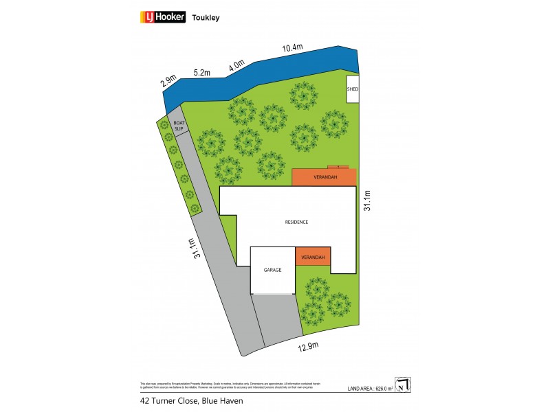 42 Turner Close, Blue Haven NSW 2262 Floorplan