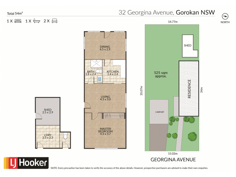 32 Georgina Avenue, Gorokan NSW 2263 Floorplan