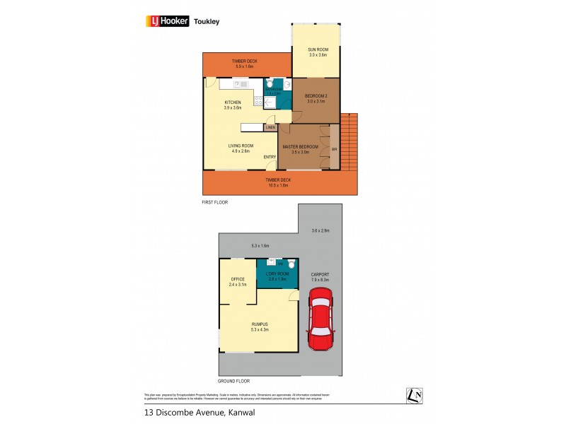 13 Discombe Avenue, Kanwal NSW 2259 Floorplan