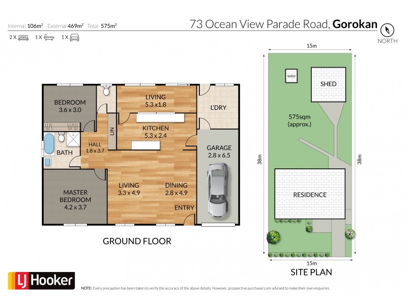 73 Ocean View Road, Gorokan NSW 2263 Floorplan