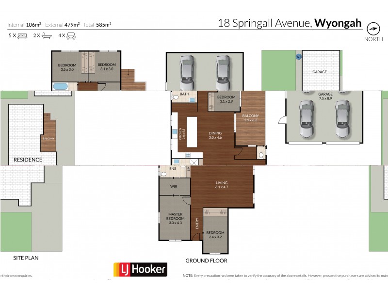 18 Springall Avenue, Wyongah NSW 2259 Floorplan