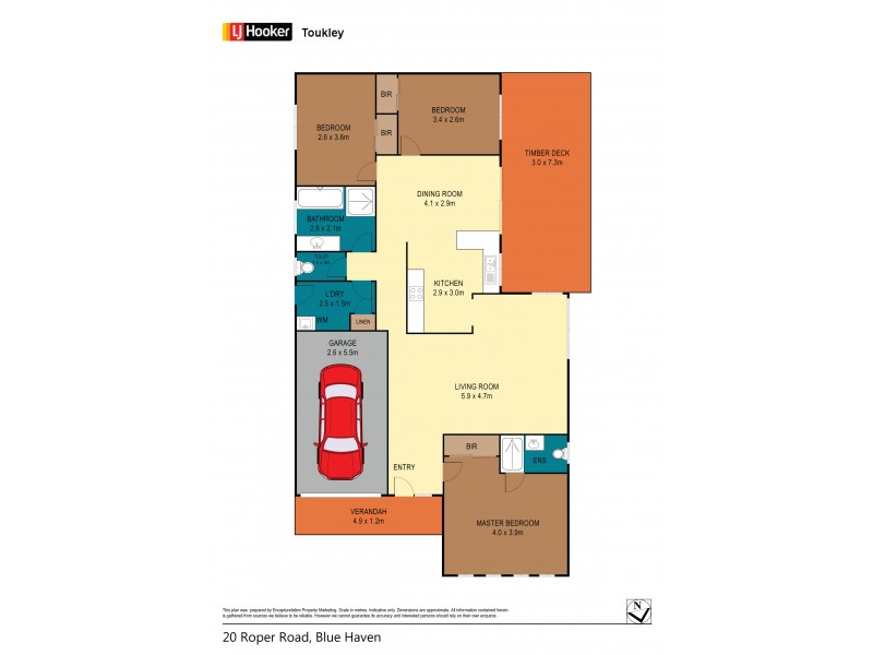 20 Roper Road, Blue Haven NSW 2262 Floorplan