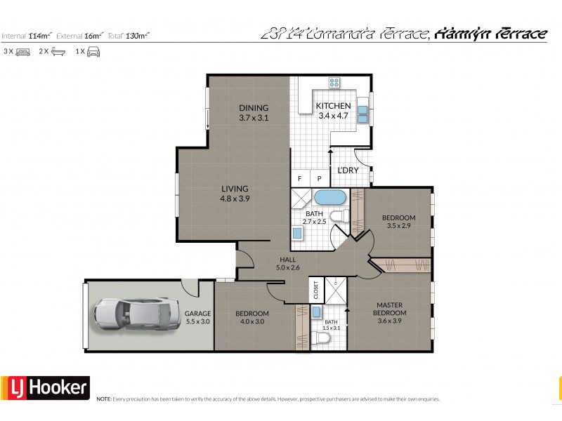 23/14 Lomandra Terrace, Hamlyn Terrace NSW 2259 Floorplan