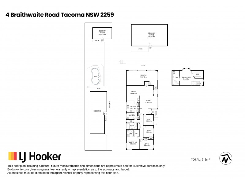 4 Braithwaite Road, Tacoma NSW 2259 Floorplan