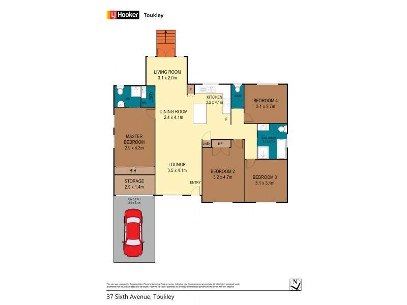 37 Sixth Avenue, Toukley NSW 2263 Floorplan