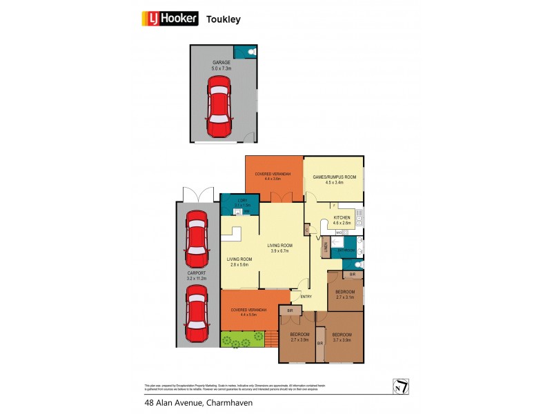 48 Alan Avenue, Charmhaven NSW 2263 Floorplan