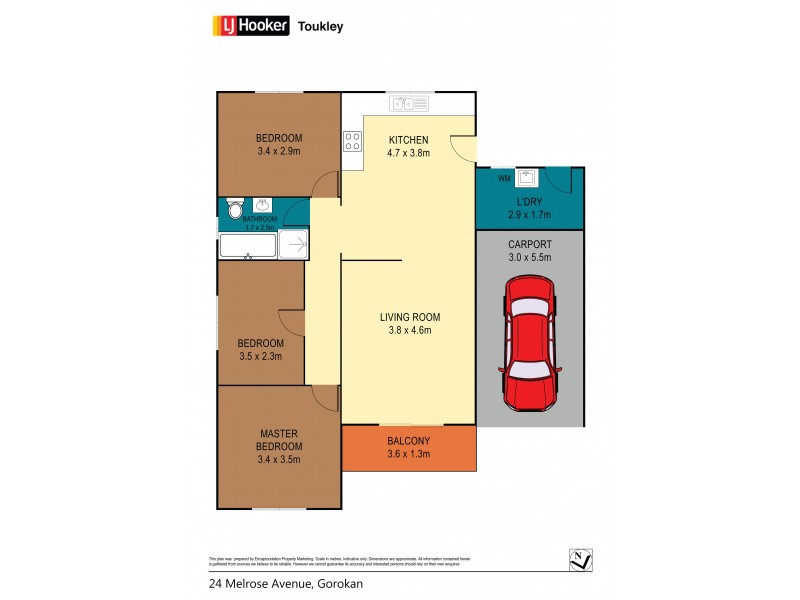 24 Melrose Avenue, Gorokan NSW 2263 Floorplan